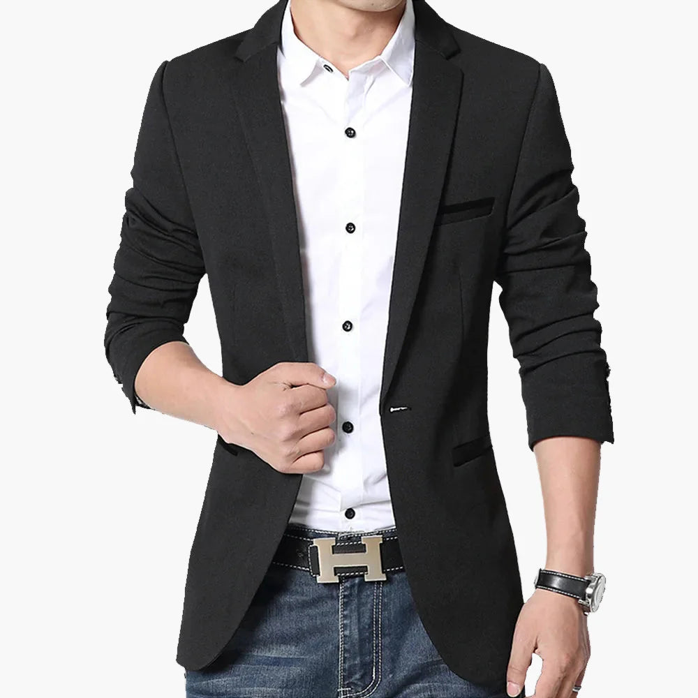 Elegante blazer casual da uomo – Giacca moderna per tutti i giorni e ufficio