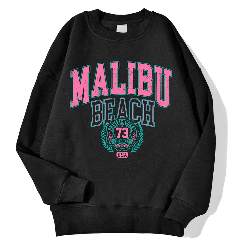Felpa unisex a maniche lunghe con scollo rotondo e stampa