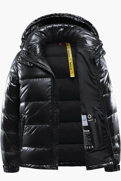 Veste matelassée à capuche pour hommes – Veste d'hiver élégante pour le quotidien et l'extérieur