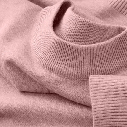 Unisex Strickpullover Rundhalsausschnitt Feinstrick Grau