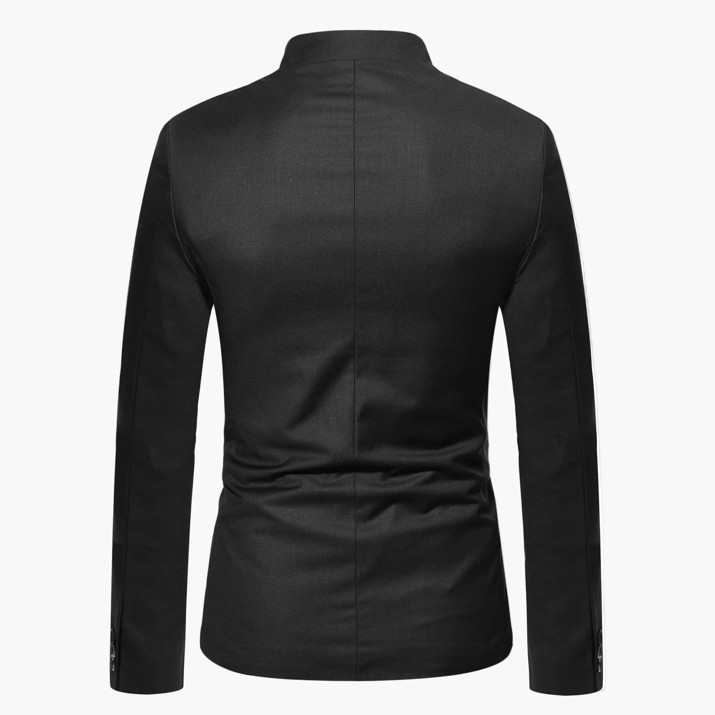 Giacca da uomo con collo alla coreana – Design moderno del blazer per lavoro e occasioni festive