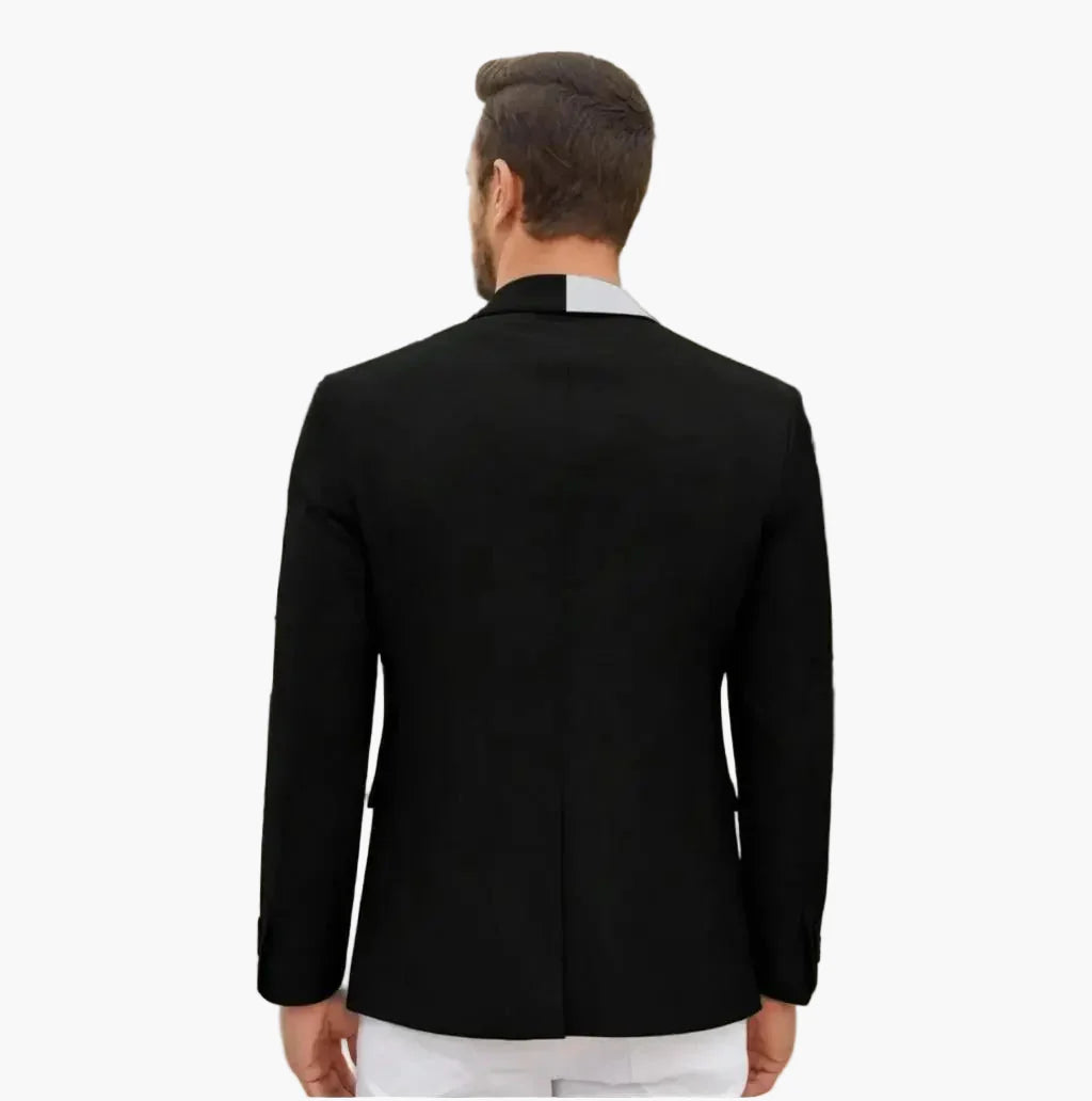 Giacca business moderna da uomo con sfumature di colore – Elegante giacca da completo per ufficio ed eventi