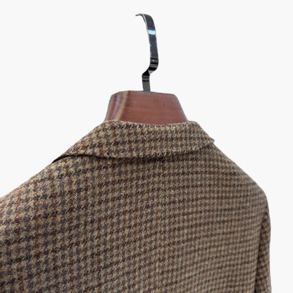Herre rutete dressjakke klassisk fritids- og businessblazer – elegant stil til hverdag og kontor