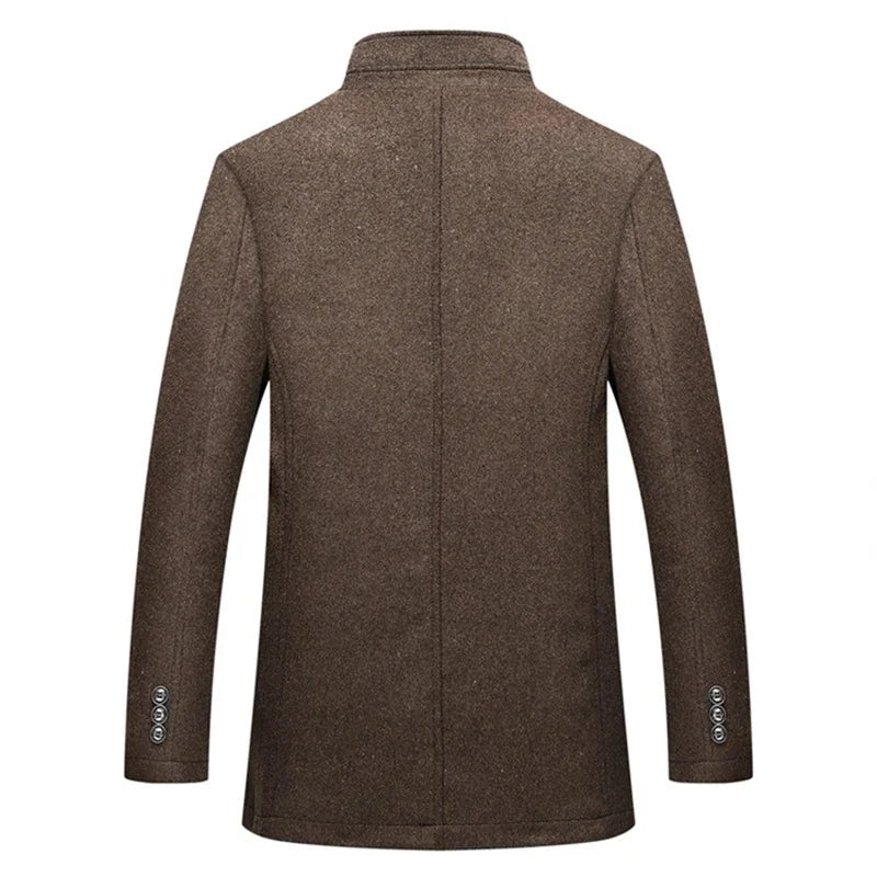 Heren Winter Elegante Korte Jas – Modern Business & Vrijetijds Outfit