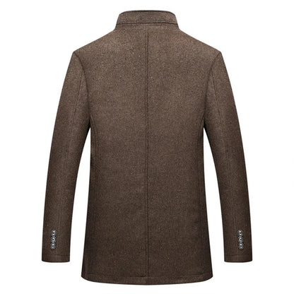 Heren Winter Elegante Korte Jas – Modern Business & Vrijetijds Outfit