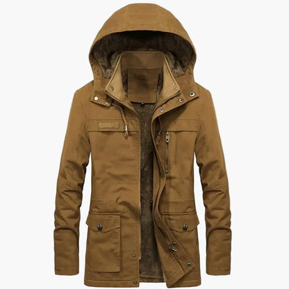 Parka d'hiver à capuche pour hommes – Manteau outdoor à la mode pour les jours froids