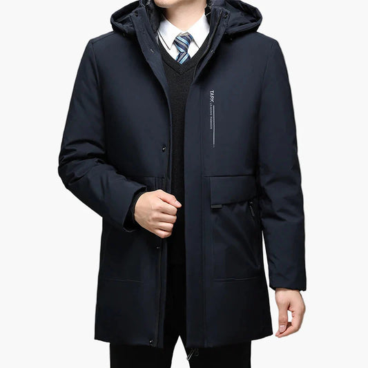 Abrigo business de invierno para hombre – Parka elegante para oficina y día a día
