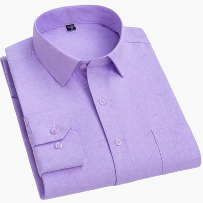 Camicia da uomo business con sottili righe – Elegante camicia casual e da ufficio