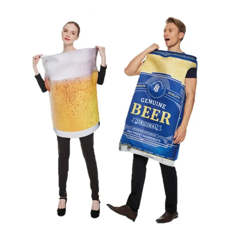 Costume da birra per Carnevale: boccale o lattina di birra