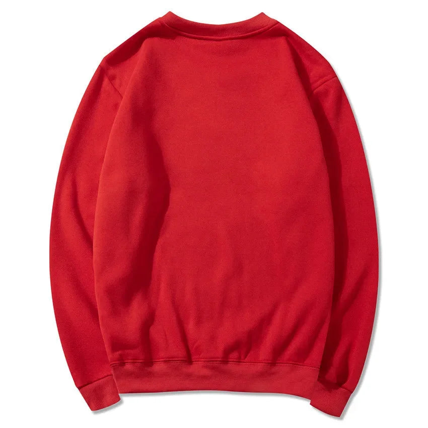 Unisex Basic Sweatshirt Rundhalsausschnitt Langarm