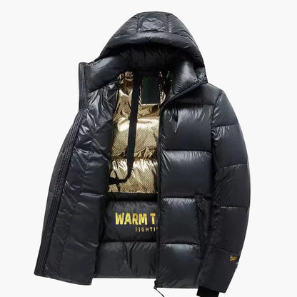 Veste matelassée à capuche pour hommes – Style hivernal moderne pour le quotidien et les loisirs