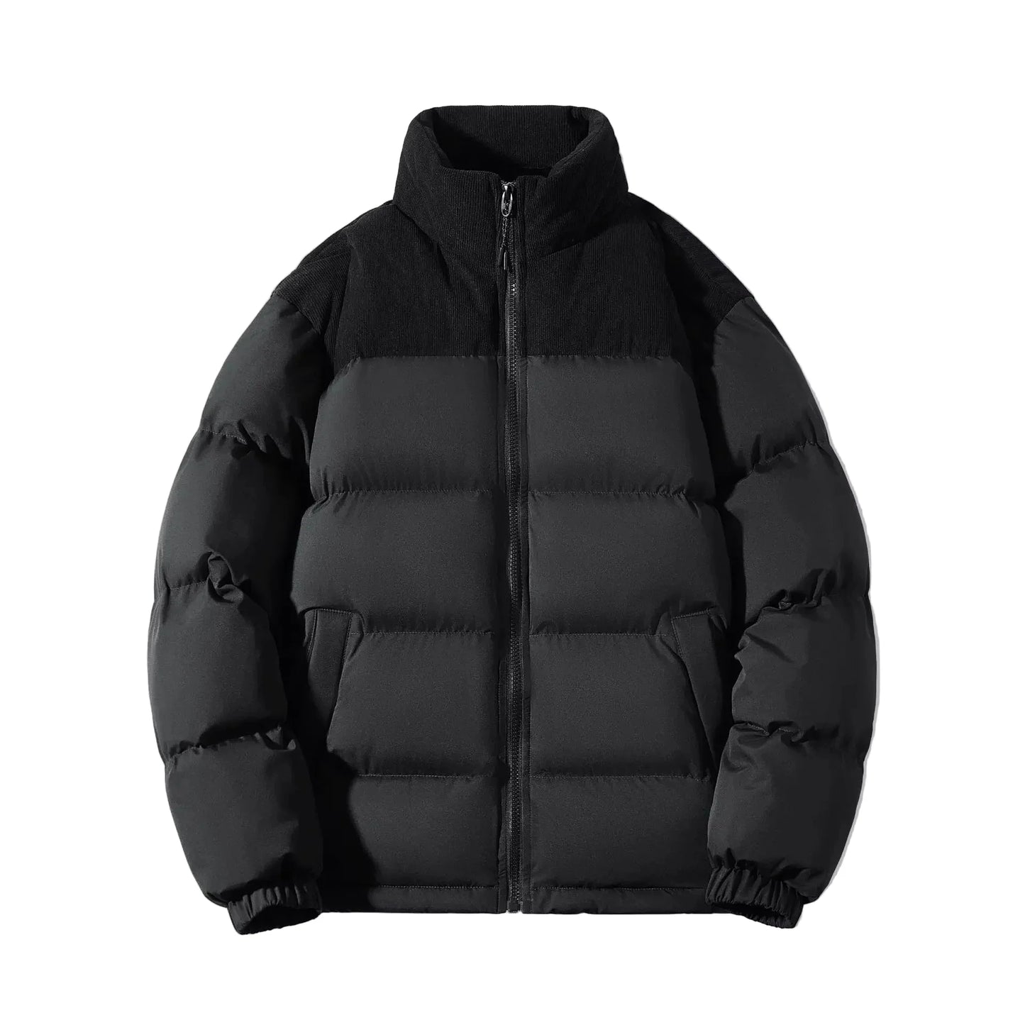 Herren Steppjacke Modern Streetwear Winterjacke Outdoor Freizeit