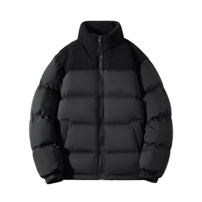 Herren Steppjacke Modern Streetwear Winterjacke Outdoor Freizeit