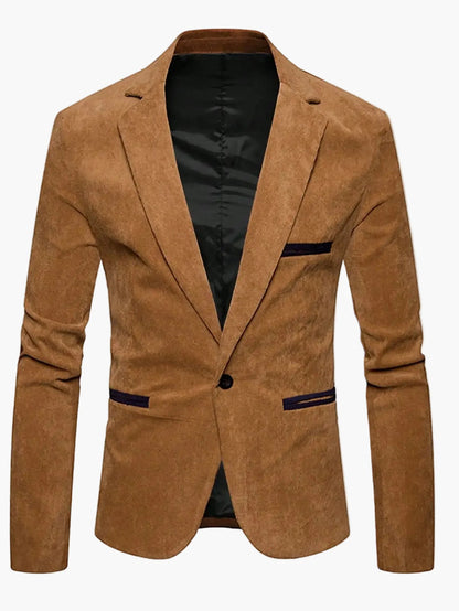 Herre Slim Fit Business Jakke – Elegant blazer til kontor og særlige lejligheder
