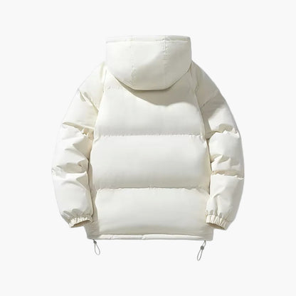 Chaqueta acolchada de invierno para hombre con capucha – Estilo urbano para el día a día y tiempo libre
