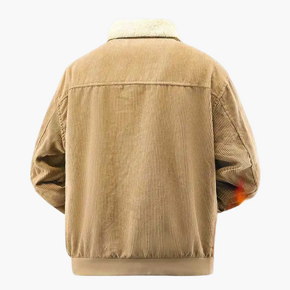 Herre Vinterjakke med Teddyfor – Retro stil til hverdag, fritid og outdoor