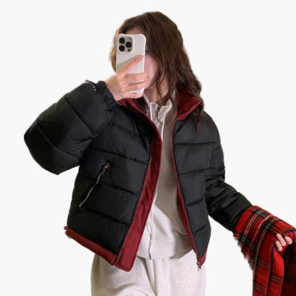 Giacca imbottita da donna in stile streetwear casual – perfetta per tutti i giorni e tempo libero