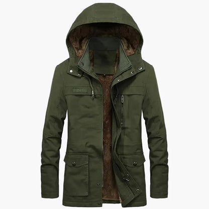 Parka d'hiver à capuche pour hommes – Manteau outdoor à la mode pour les jours froids