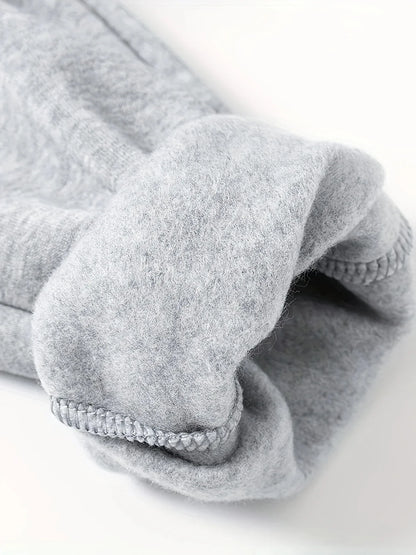 Unisex Kapuzenpullover Oversize Basic Hoodie mit Kängurutasche