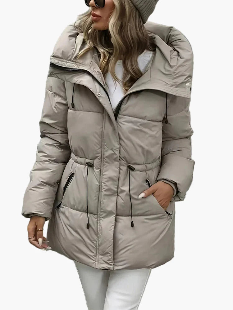 Dames winter gewatteerd jack met capuchon – Modieus, warm & veelzijdig voor dagelijks en outdoor