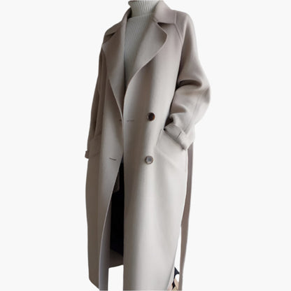 Cappotto lungo elegante da donna – Classico cappotto invernale per outfit raffinati