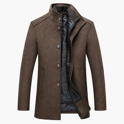 Heren Winter Elegante Korte Jas – Modern Business & Vrijetijds Outfit