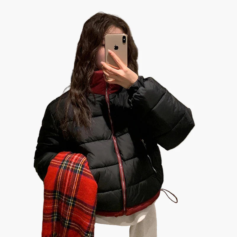Giacca imbottita da donna in stile streetwear casual – perfetta per tutti i giorni e tempo libero