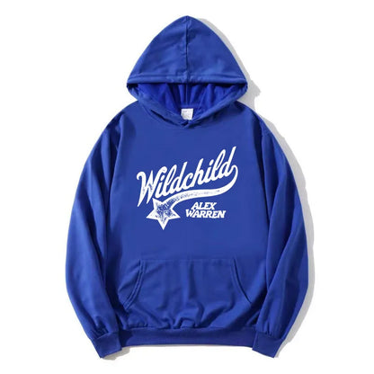 Sudadera unisex con capucha y estampado «Wildchild» y estrellas
