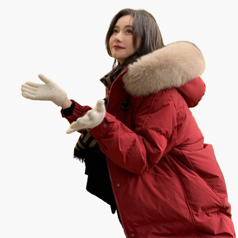 Damen Winter Parka mit Kapuze – Modischer Alltagsmantel im lässigen Stil