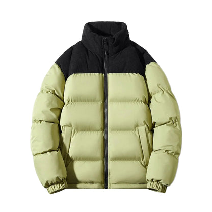 Herren Steppjacke Modern Streetwear Winterjacke Outdoor Freizeit