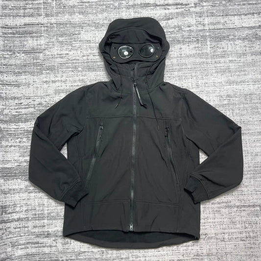 Funktionelle Kapuzenjacke mit integrierter Brille, Herren Outdoor Jacke
