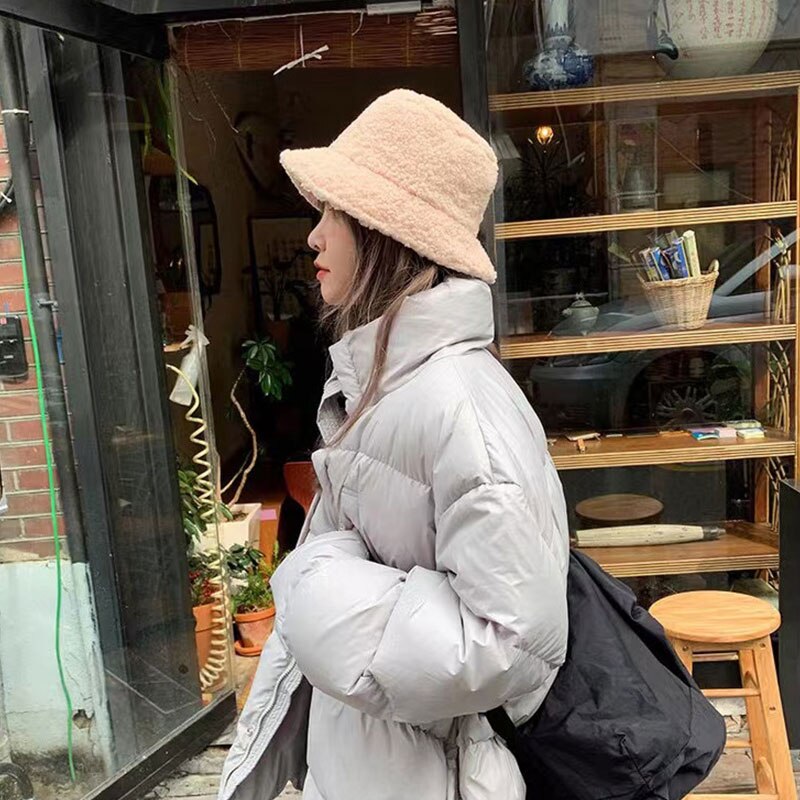 Warme outdoor bucket hat voor dames