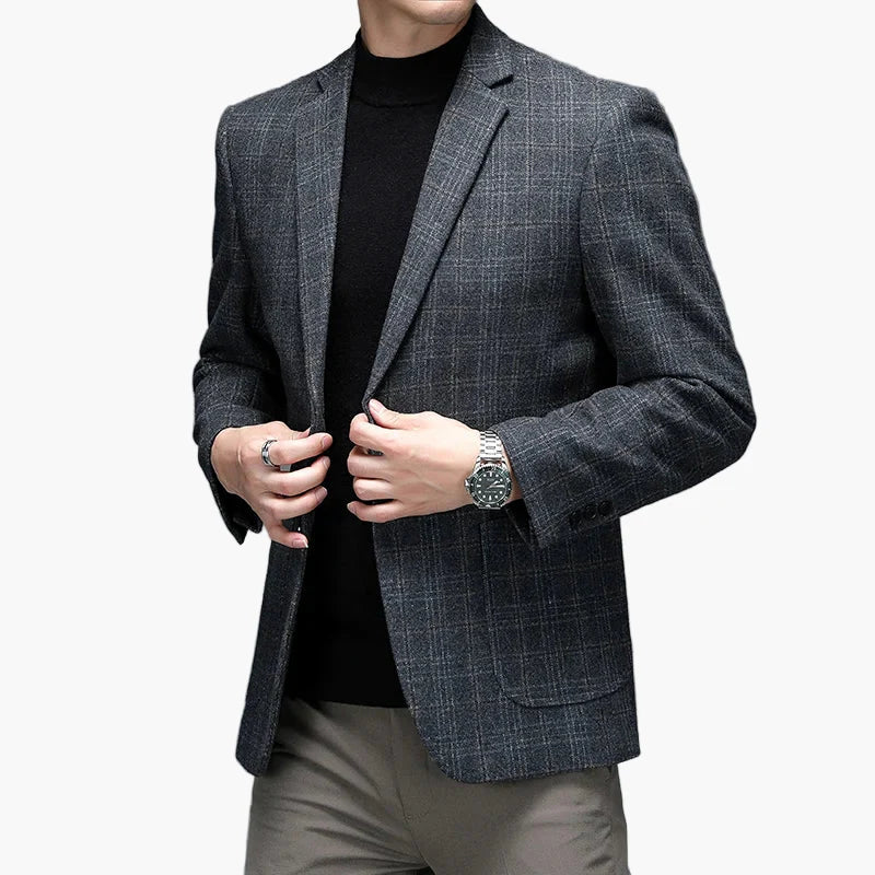 Veste business loisirs slim fit pour homme – Blazer élégant pour bureau et quotidien