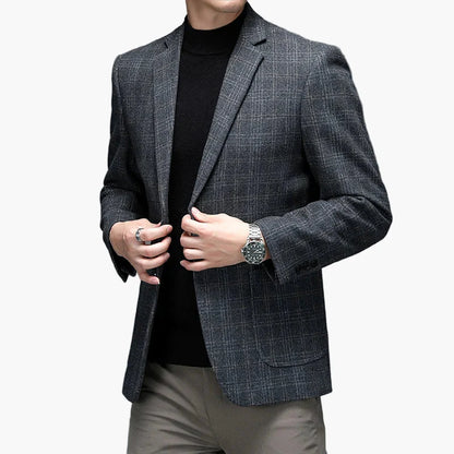 Veste business loisirs slim fit pour homme – Blazer élégant pour bureau et quotidien
