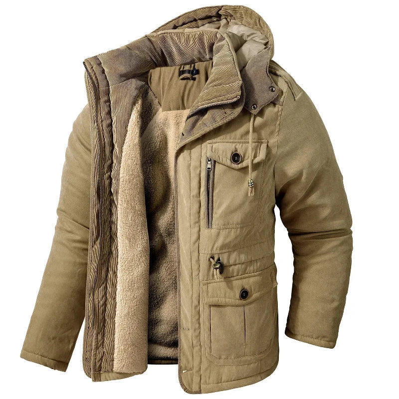 Mason | Parka voor heren met capuchon en zakken