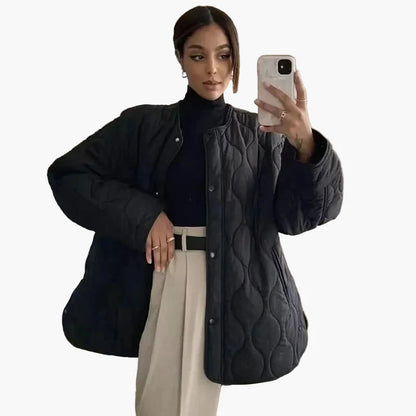 Damen Steppjacke Übergangsjacke Casual Stil – Perfekt für Alltag und Outdoor