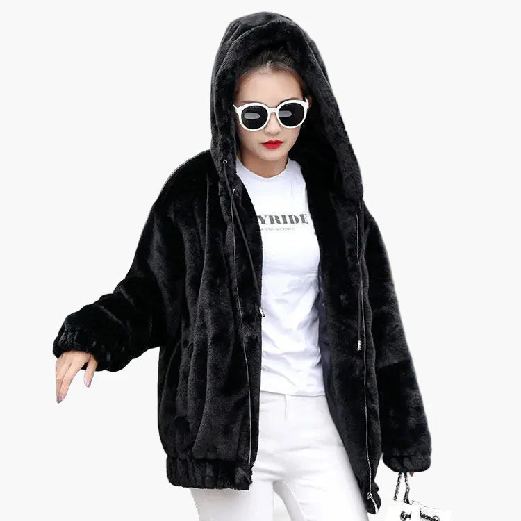 Damen Kapuzenjacke Oversize Lässig – Warme Winterjacke für Alltag & Freizeit