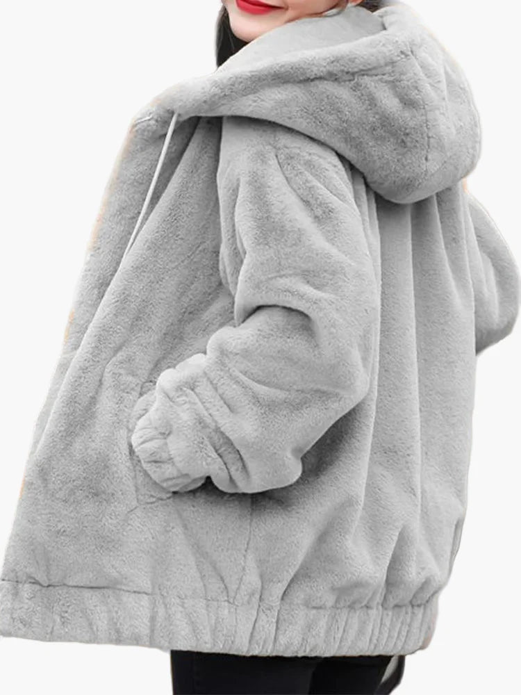 Damen Kapuzenjacke Oversize Lässig – Warme Winterjacke für Alltag & Freizeit