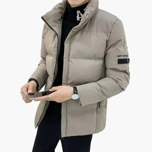 Giacca imbottita invernale da uomo con stile casual moderno per tutti i giorni e il tempo libero