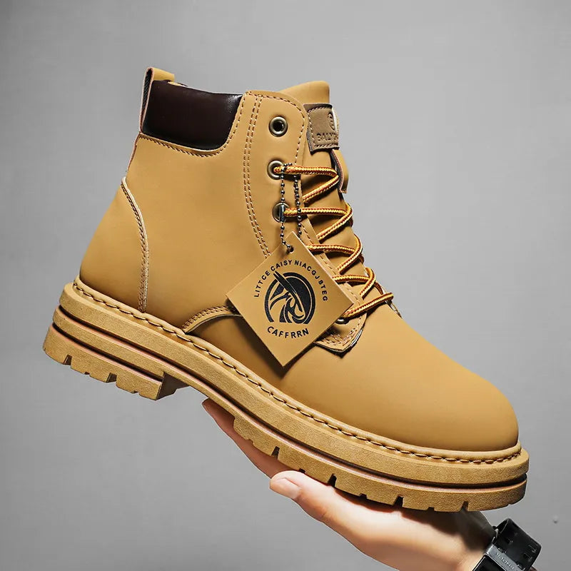 Heren Outdoor Laarzen – Robuuste en Stijlvolle Boots voor Avontuur en Dagelijks Gebruik