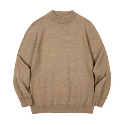 Męski sweter z półgolfem z cienkiej dzianiny