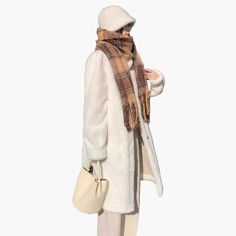 Damen Eleganter Wintermantel mit Knopfleiste – Stilvoller Alltag & Ausgeh-Look