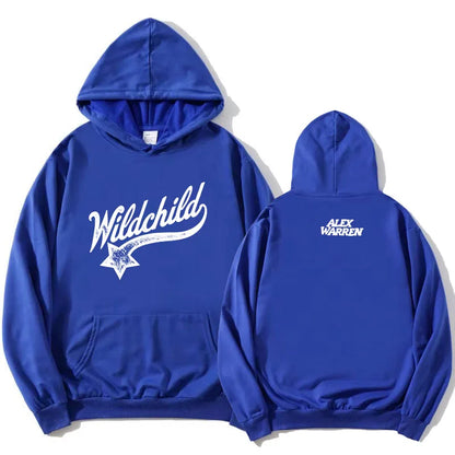 Sudadera unisex con capucha y estampado «Wildchild» y estrellas