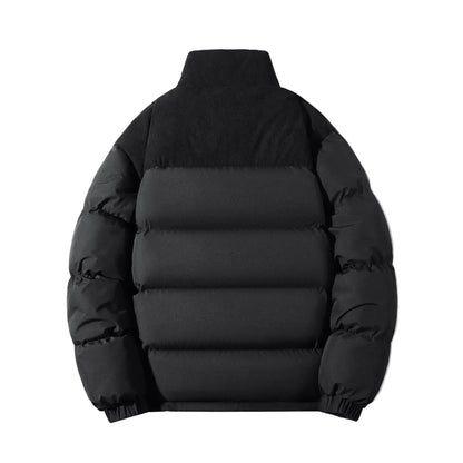 Herren Steppjacke Modern Streetwear Winterjacke Outdoor Freizeit