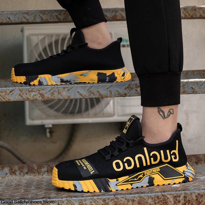 Heren Veiligheidswerkschoenen Sportieve Sneakers voor Werk & Outdoor