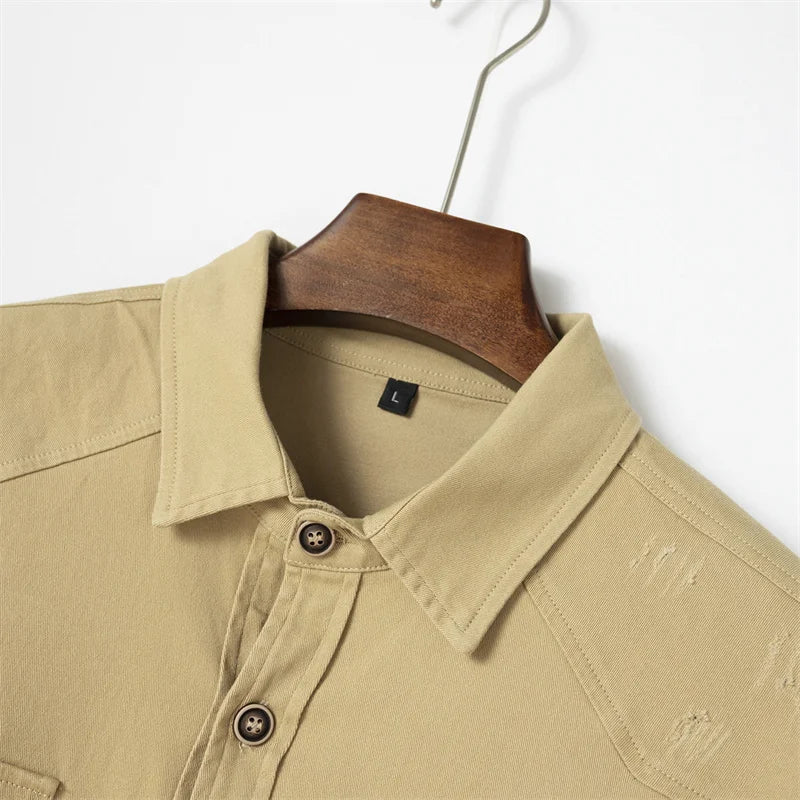 Camicia da uomo a manica lunga casual classica moderna business outdoor