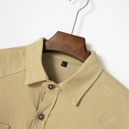 Camicia da uomo a manica lunga casual classica moderna business outdoor