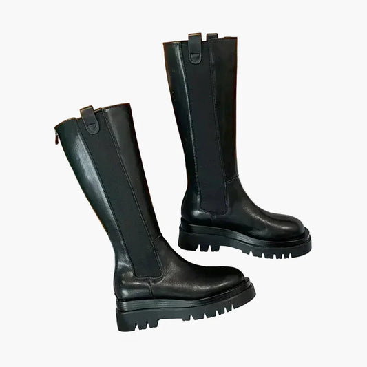 Damskor med hög skaft och chunky sula – Moderiktiga vardagsboots för höst & vinter