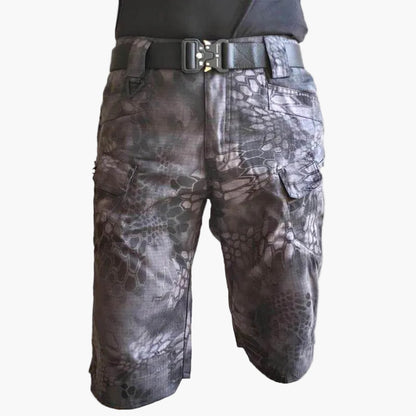 Herren Taktische Outdoor-Shorts mit Multifunktionstaschen und Gürtel – Ideal für Abenteuer, Arbeit & Freizeit