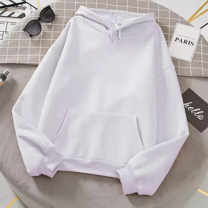 Sweat à capuche basique unisexe avec poche kangourou, coloris unis